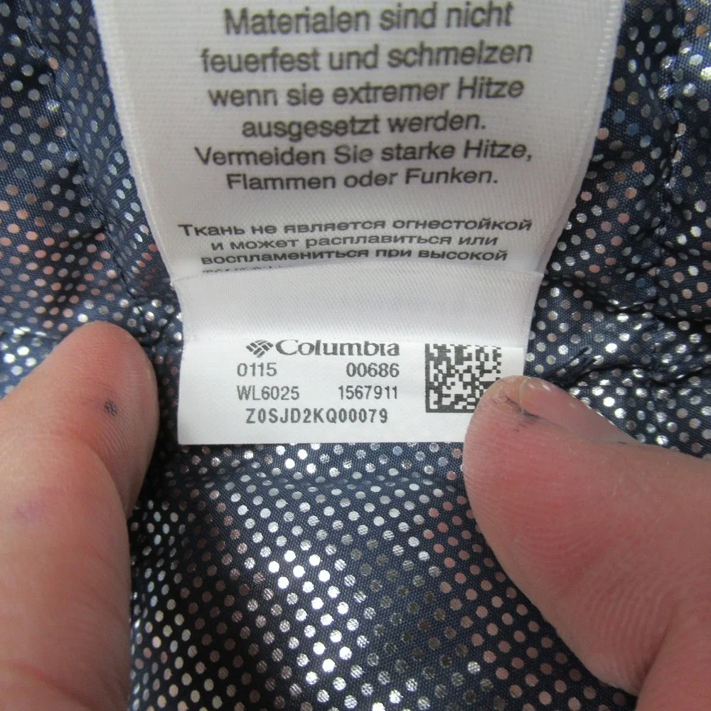Columbia Jacket‎ Womens XS Blue TurboDown Omni-Heat Puffer Cold Weather Packable